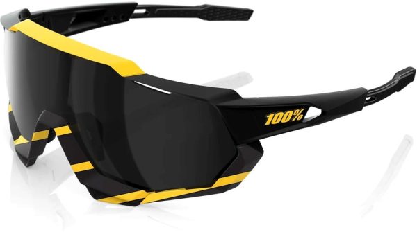 0196261038873 100 Percent Speedtrap Soft Tact Hazard / Black Mirror Lens
