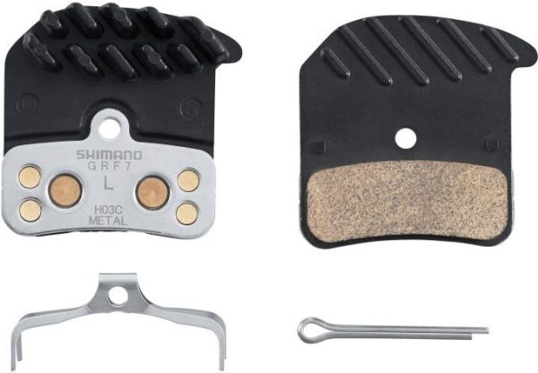 Shimano Scheibenbremsbeläge H03C Metall Kühlrippen